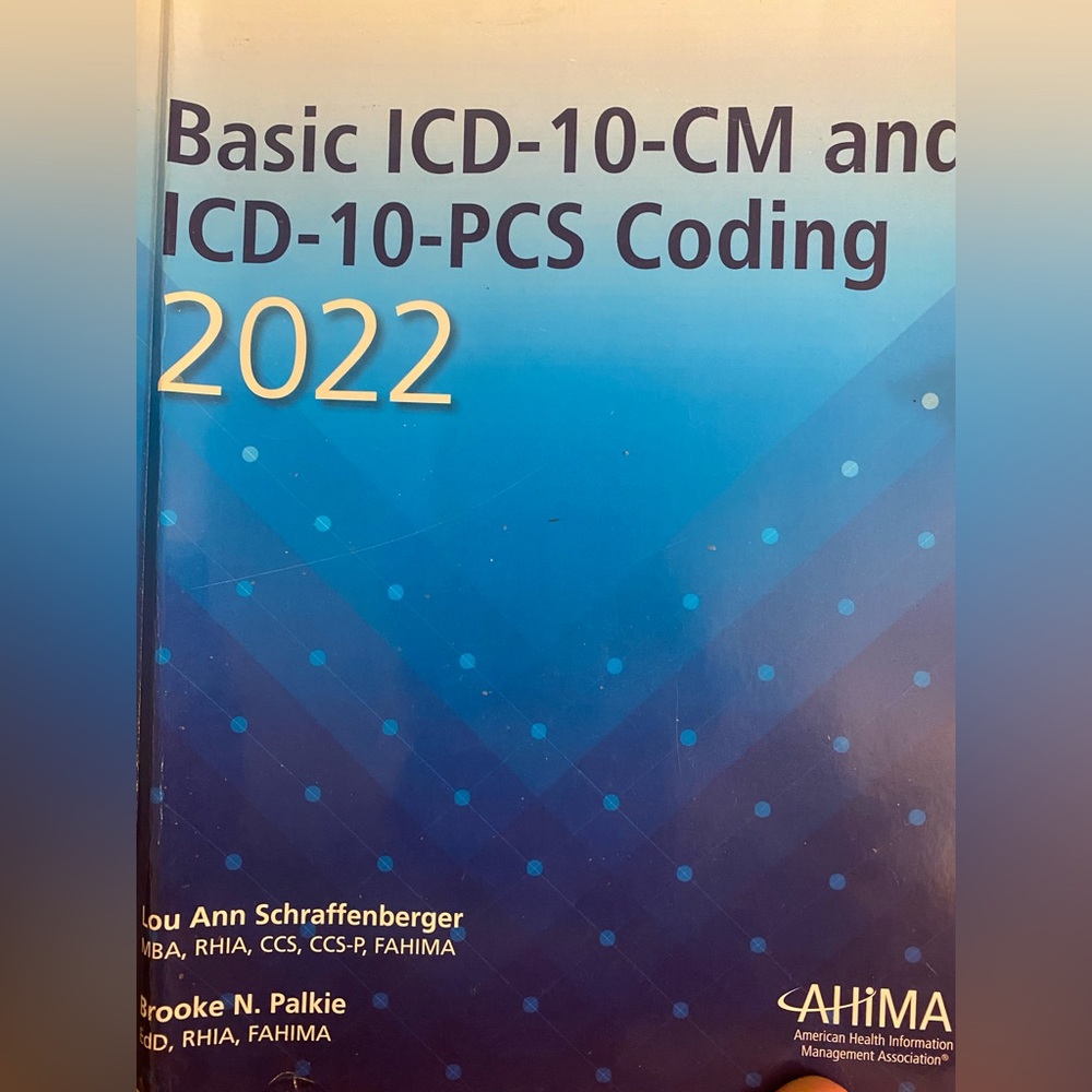 ICD-10 CM/PCS Coding textbook
